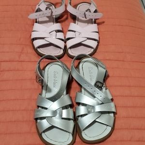 Girls salt water sandles size 12